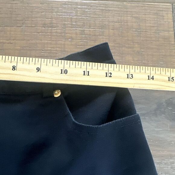 St John Marie Gray Pants Sz4 Black Jeans Stretch High End Classy Old Money - Picture 6 of 13
